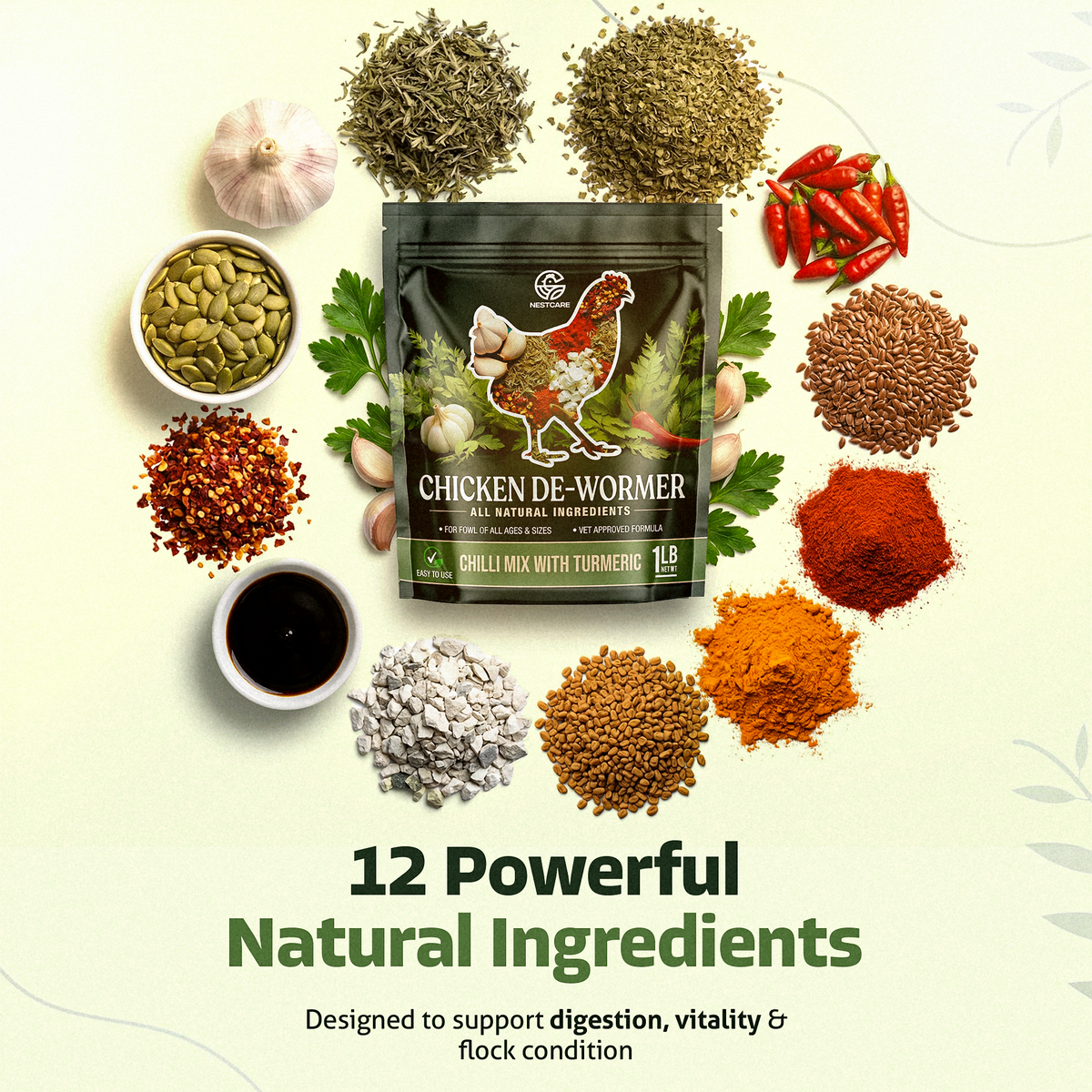 Nestcare Daily Worm Defense + Gut Support